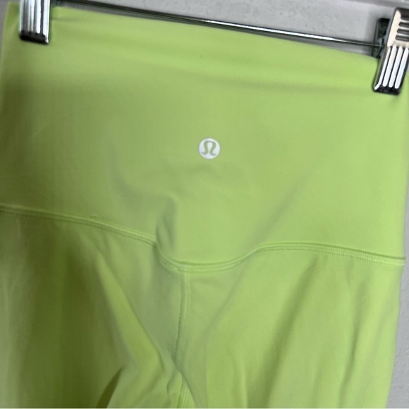 Lululemon align leggings women size 2 neon yellow yoga athletic high rise 25” - Picture 6 of 12